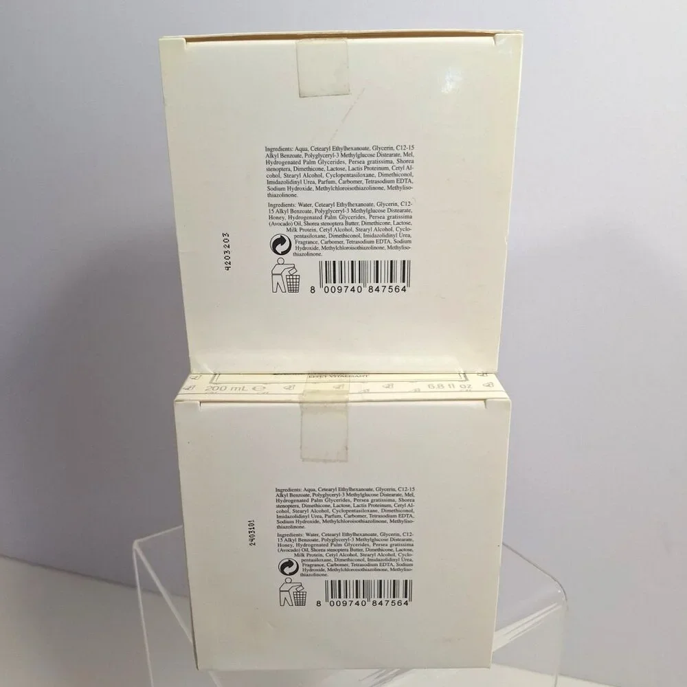 Perlier Honey Miel Nurturing Body Balm Lotion Bath Shower Cream 4 Lot - Picture 8 of 12